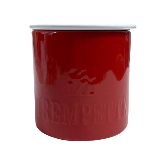 Gourmet Du Village Bistro Collection Dip Chiller Cranberry Red Porcelain - Picture 2 of 6